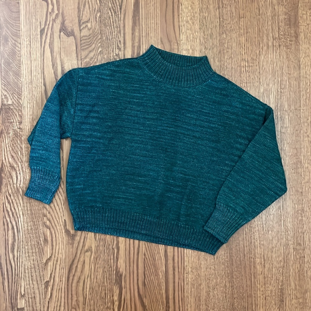 SOLD Misha and Puff Drafting Sweater in Peacock